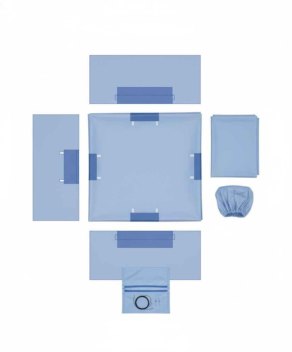 Complete pack contents layout