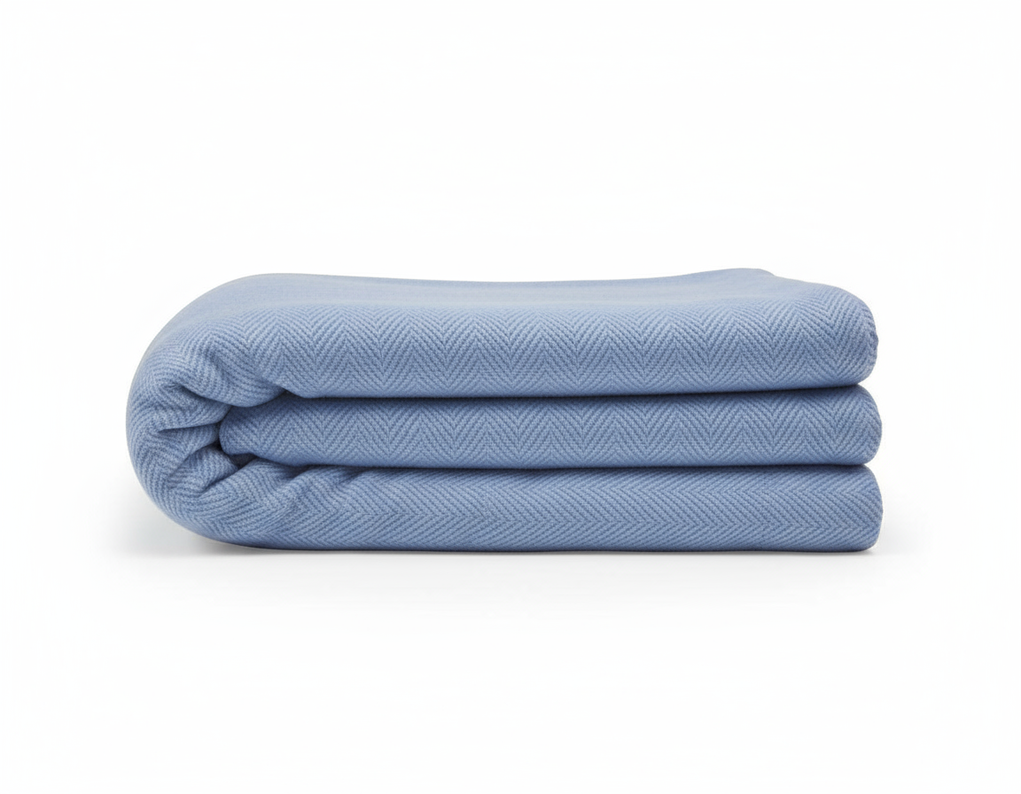 Folded Blanket - Side Angle