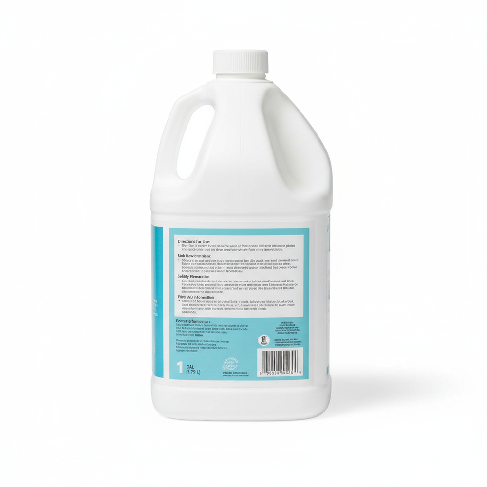 Back view with product information