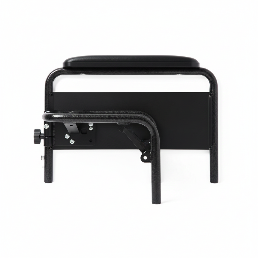 Side angle view showing mounting mechanism