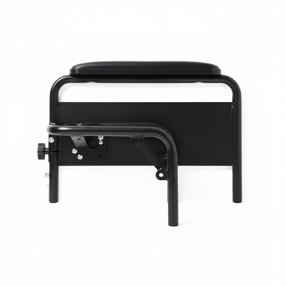 Side angle view showing mounting mechanism