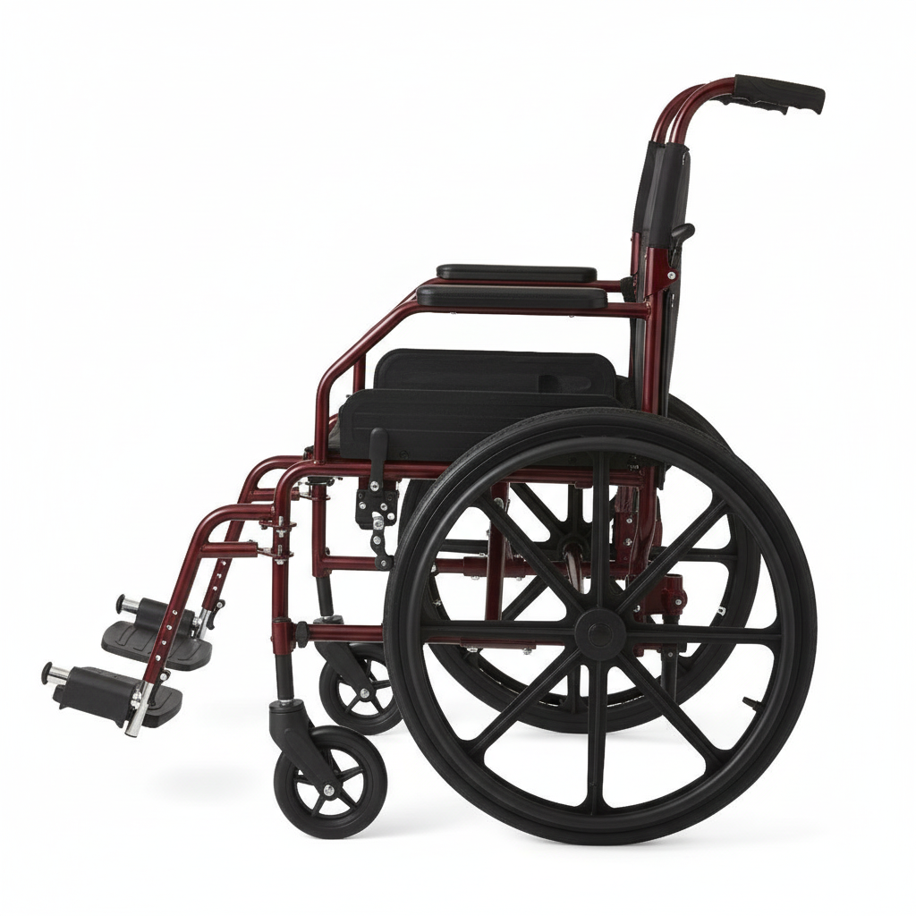 Transport Wheelchair - Side Profile