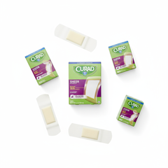 Top-down view with absorbent pad