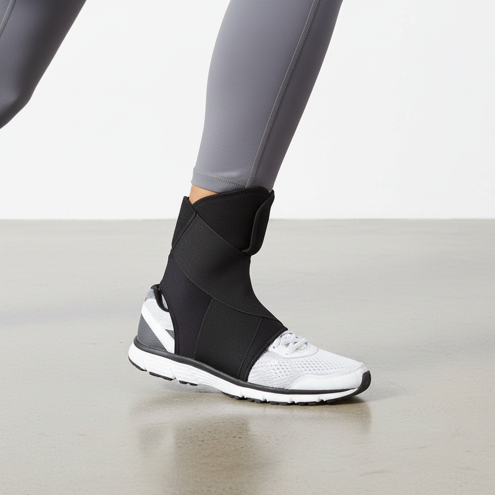 Medline Ankle Support - In Use
