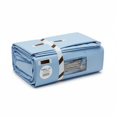 Side view of sterile packaging