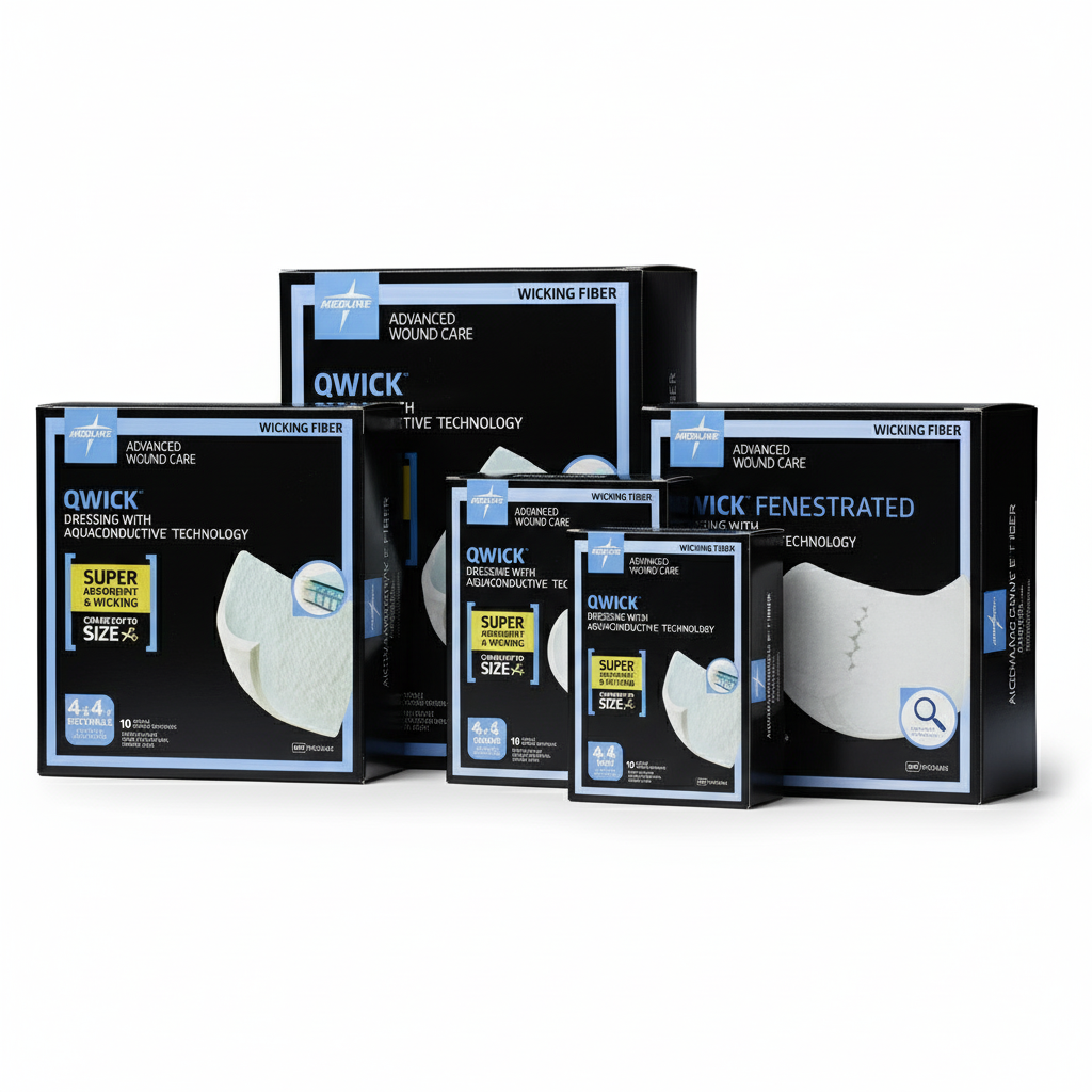 Quick Wick Absorbent Non-Adhesive Superabsorbent Wound Dressing | Aquaconductive Fast ...