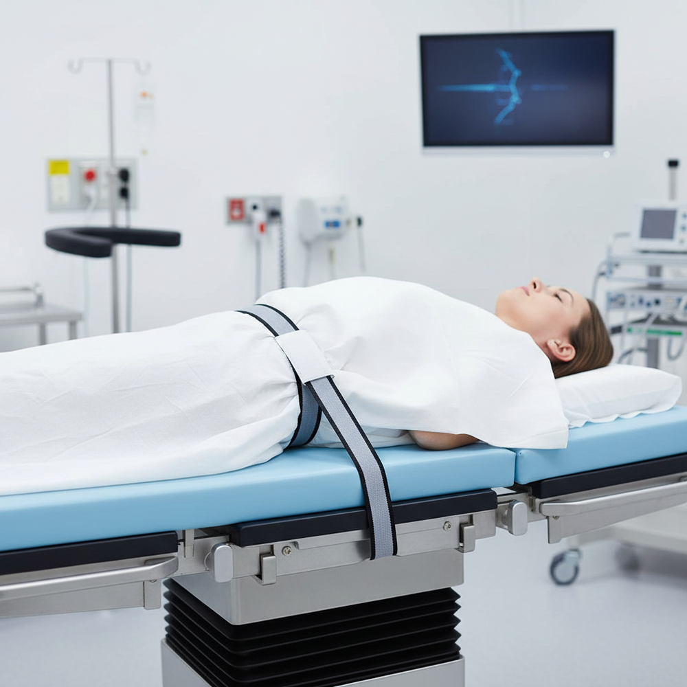 Positioning strap in medical use