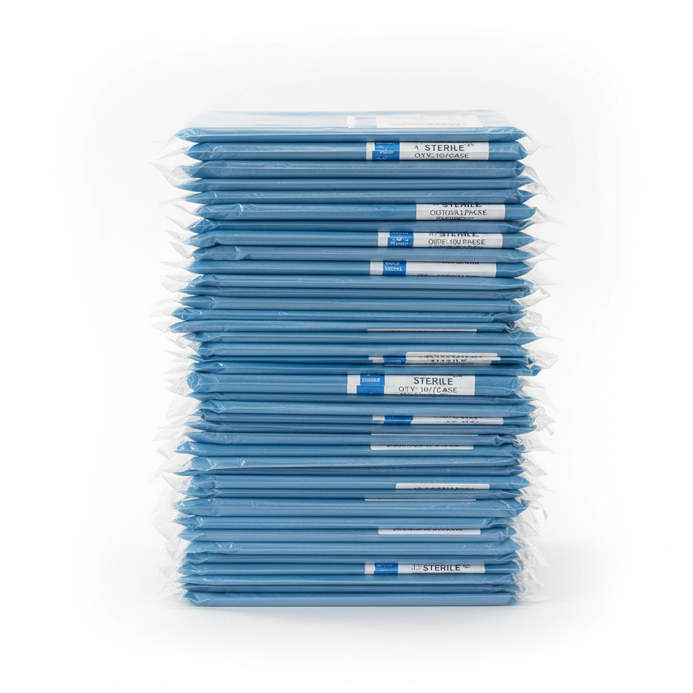 Side profile stacked packs