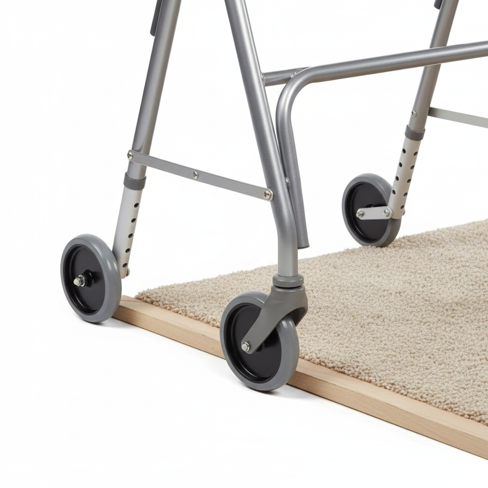 Walker wheels in use context