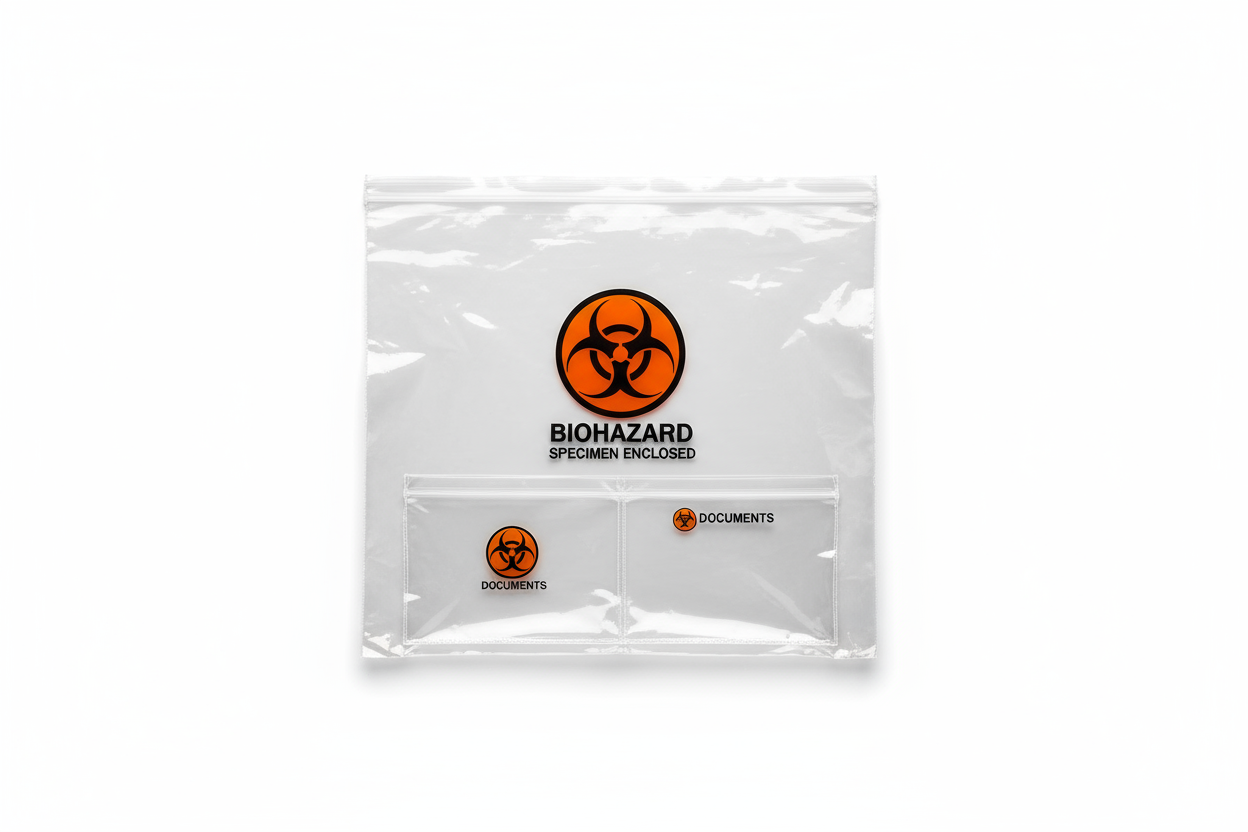 Medical Specimen Transport Bag - Front View