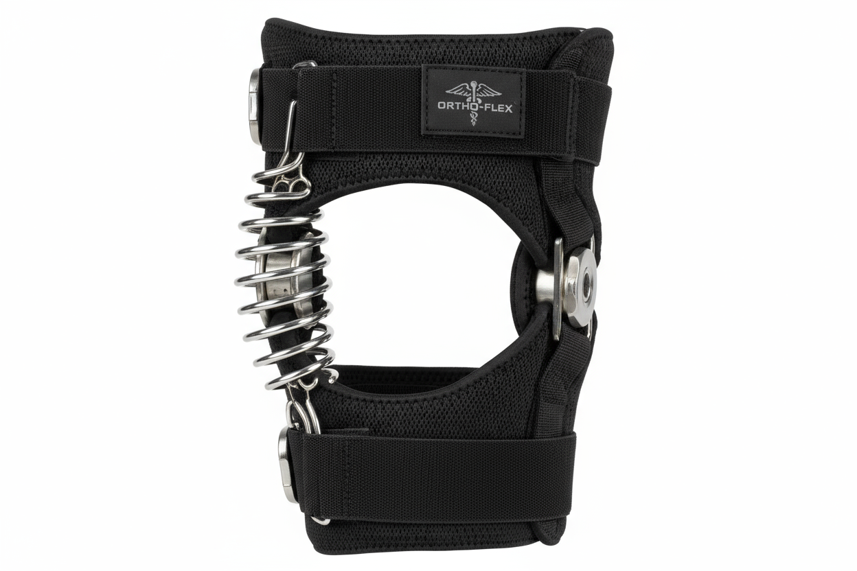 Side view of knee support