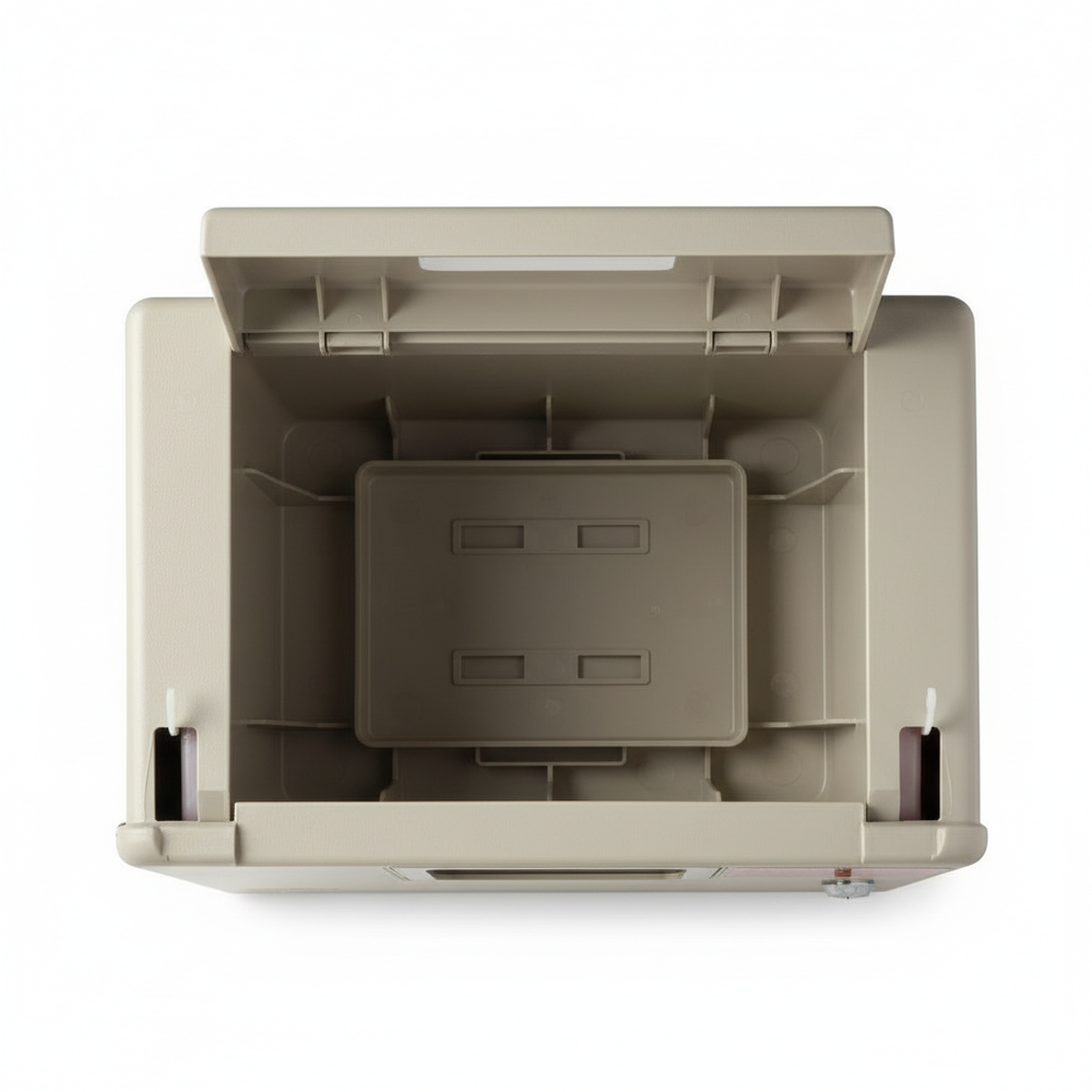 Medline Locking Sharps Cabinet - Interior Compartment