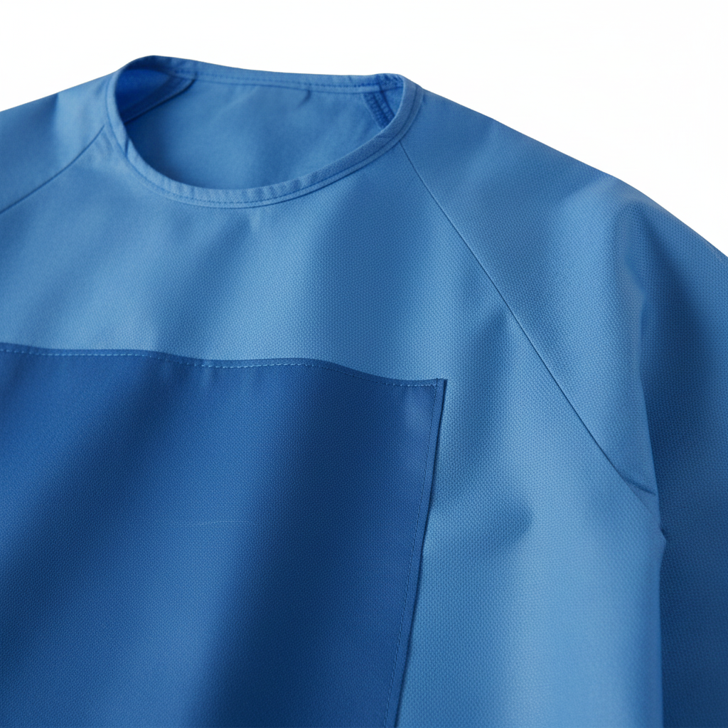 Close-up - Reinforced chest panel detail