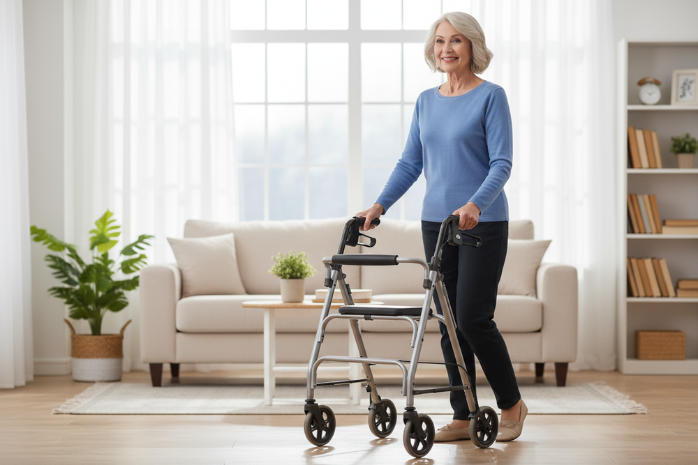 Walker in use lifestyle shot