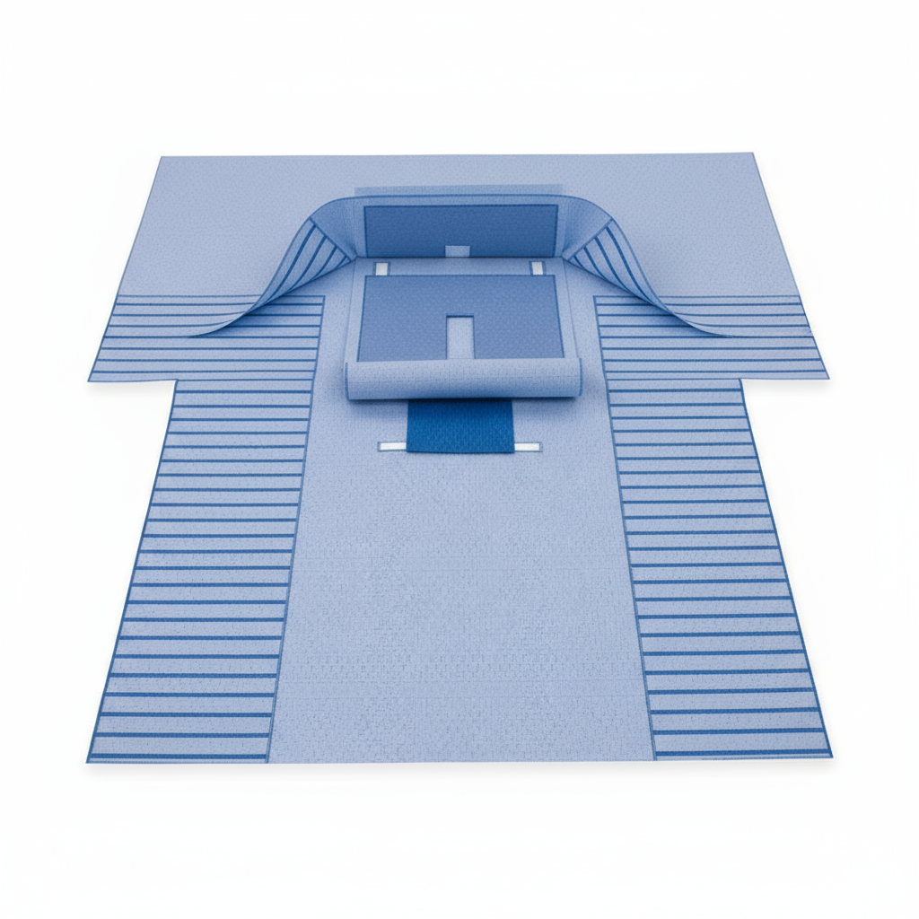 T Drape with Fenestration