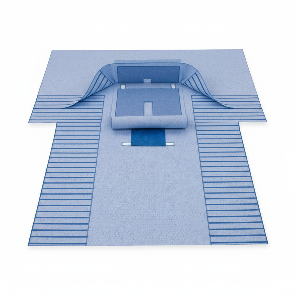 T Drape with Fenestration