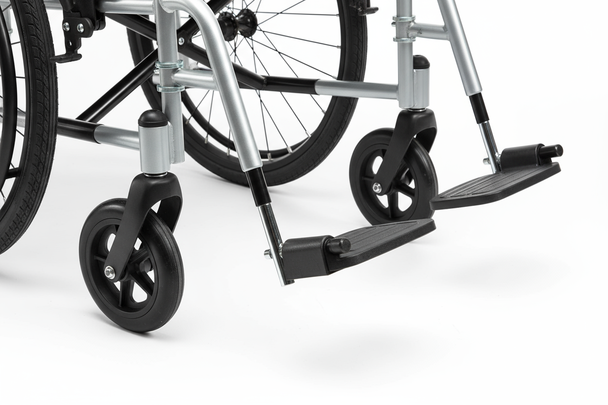 Footrests and Wheels Detail