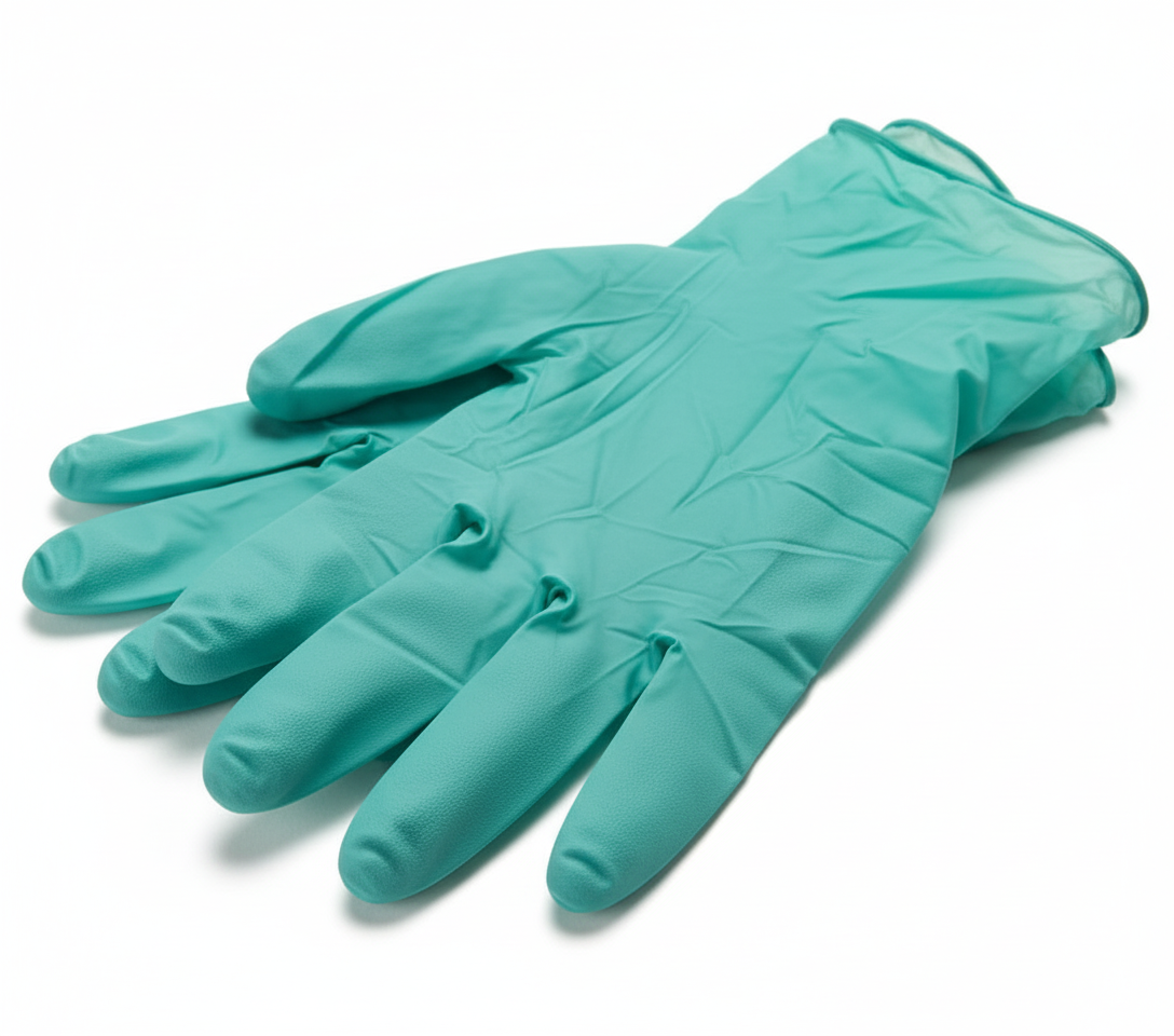 Detail of sterile gloves