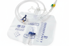 Urine meter and drainage system detail