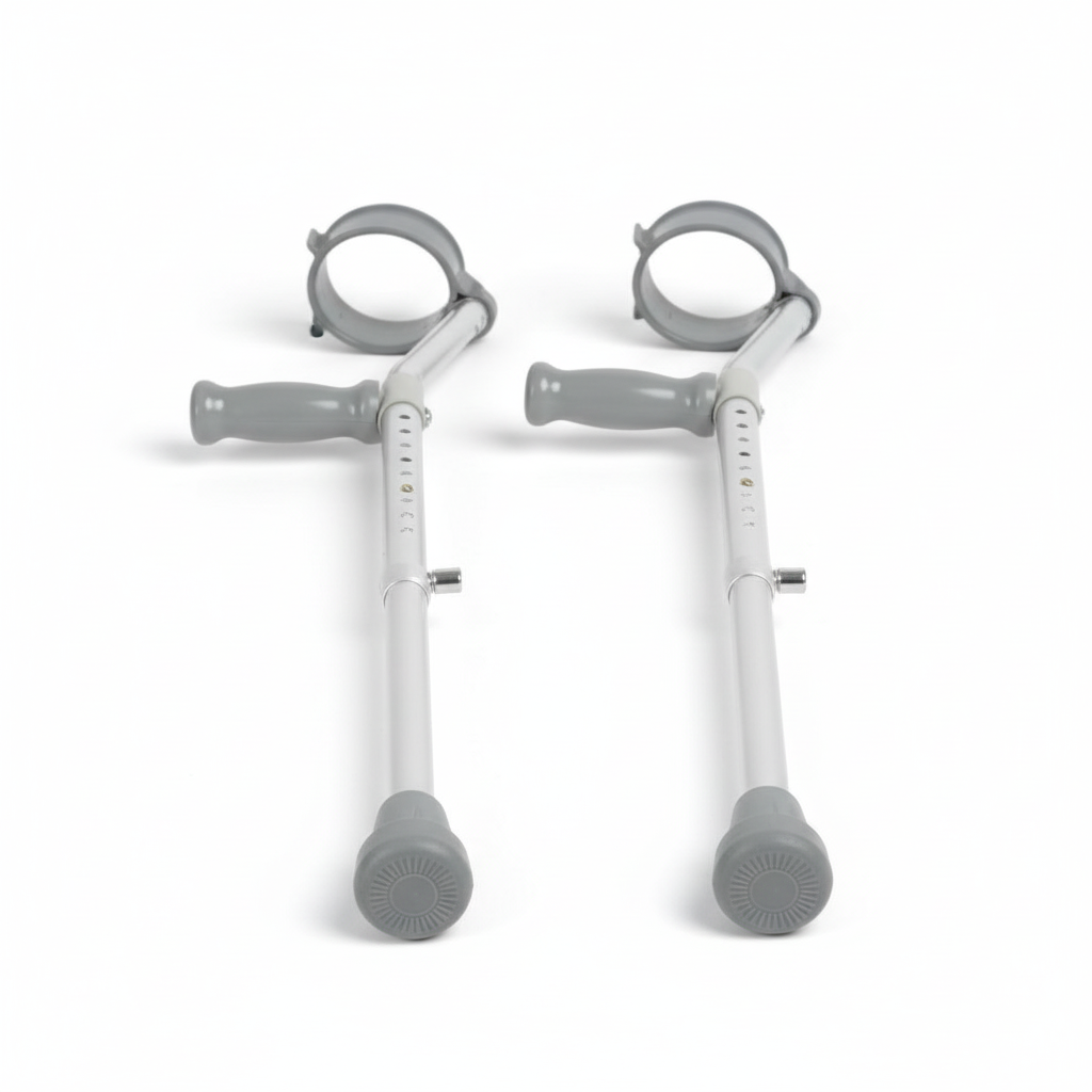 Ground level view showing base and height markings