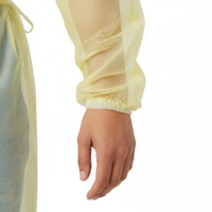 Close-up of elastic wrist cuffs