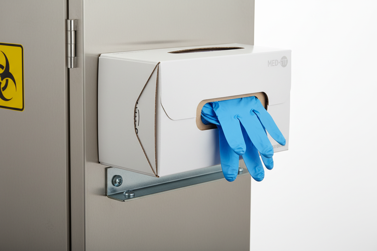 Close-Up Detail of Glove Box Holder Mounting Mechanism