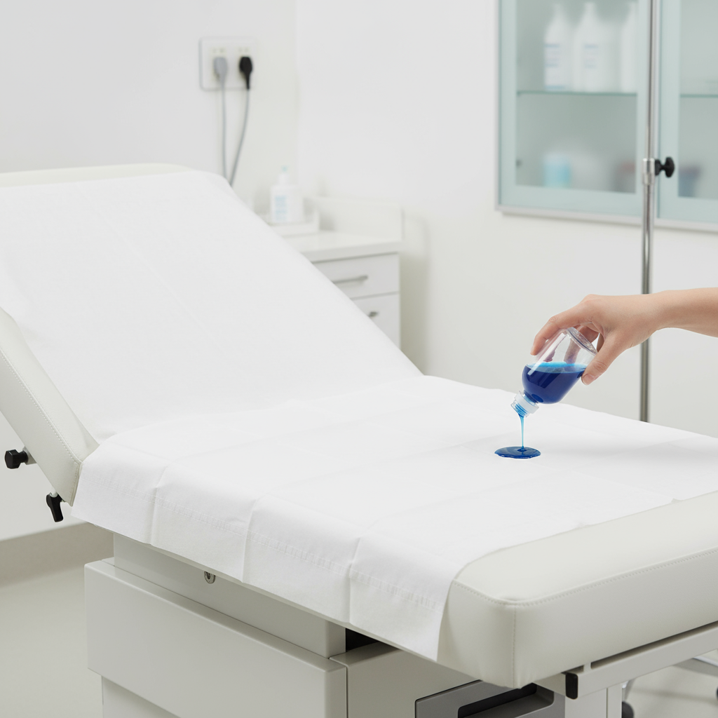 In-use demonstration on examination table