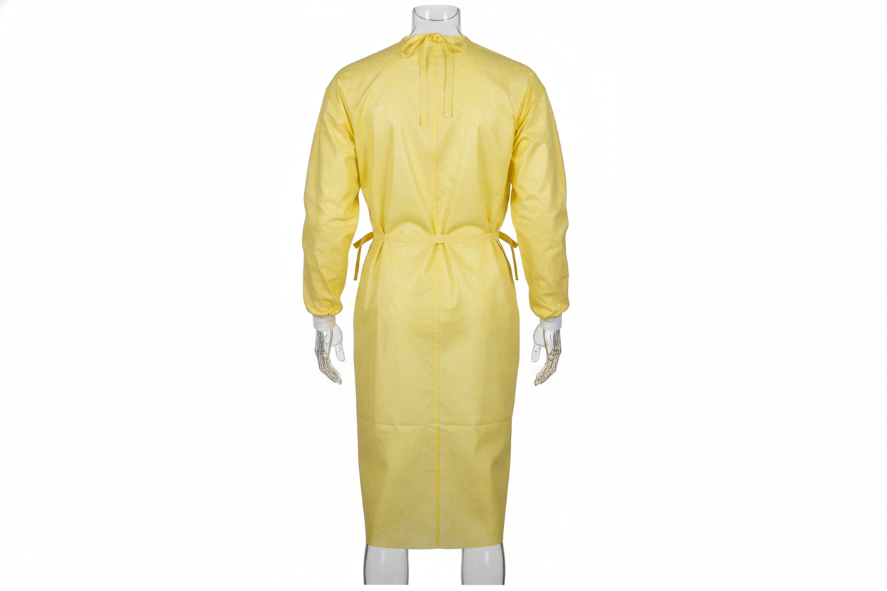 Isolation Gown Back View