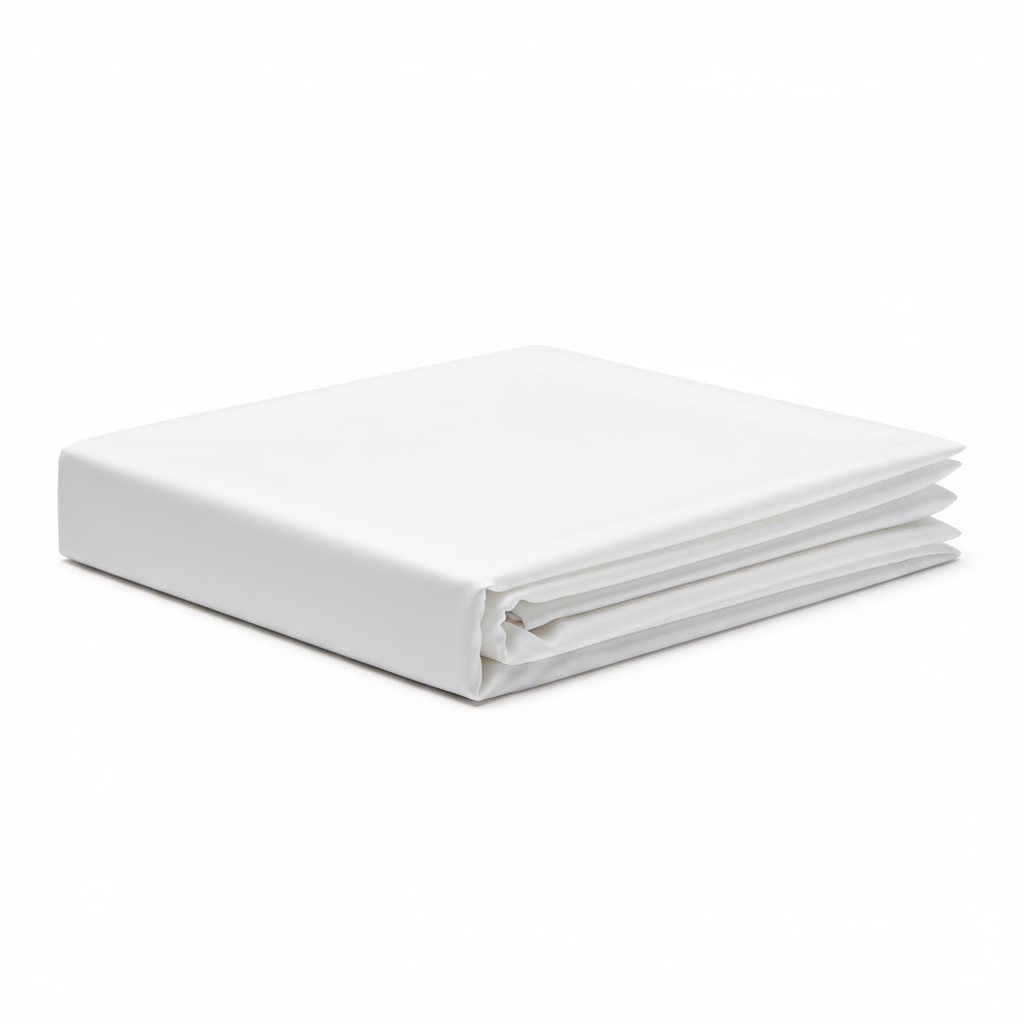 Folded sheet side view