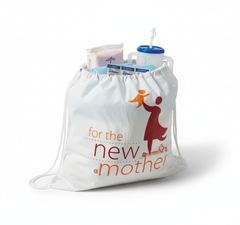 Side view with drawstring bag packaging