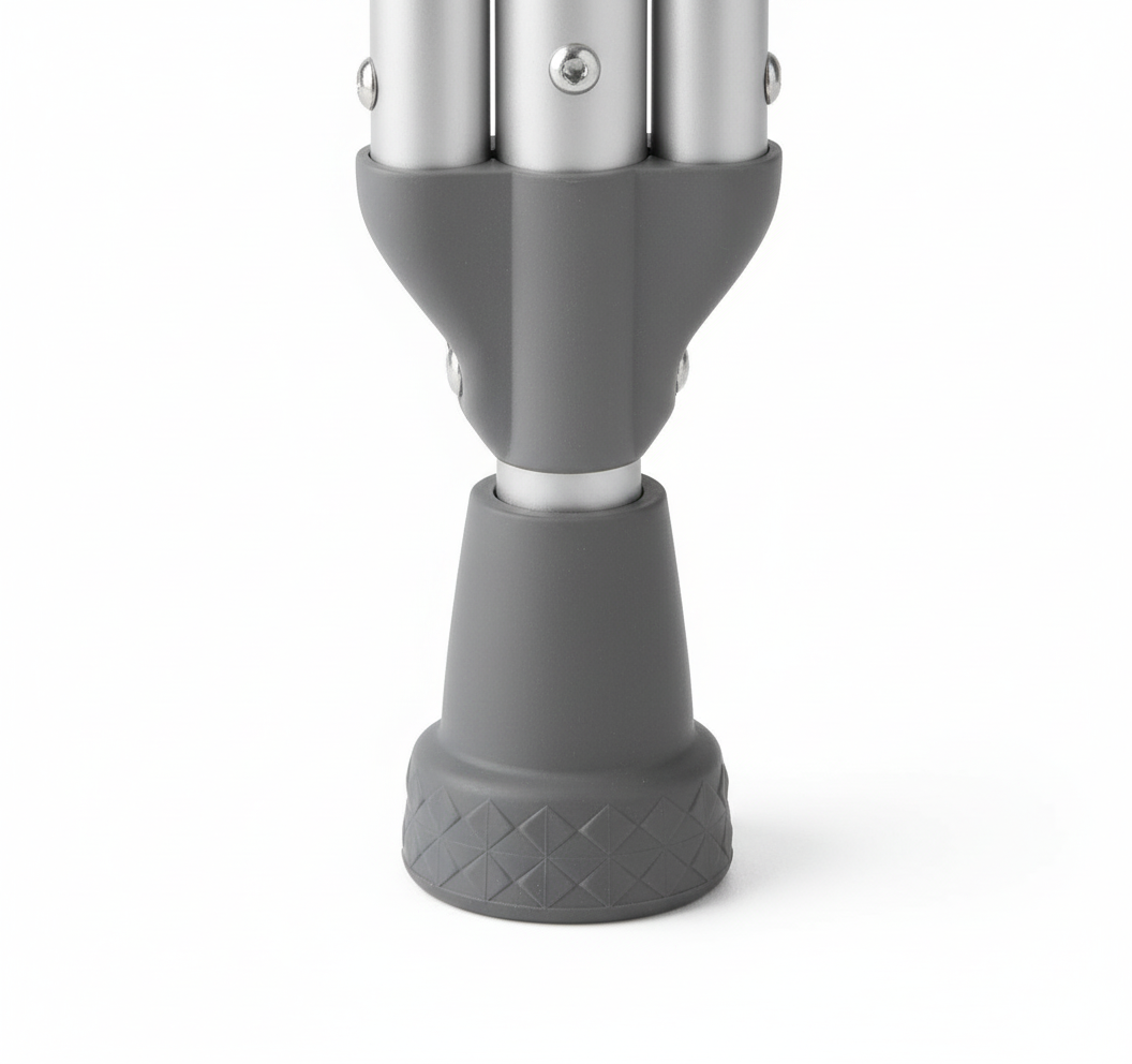 Rubber tip and stair deflector detail