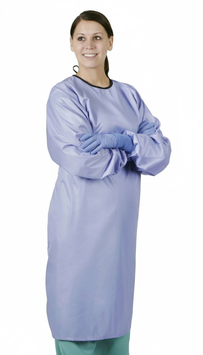 Blockade Backless Cover Gowns - Fluid-Resistant Medical Protection with Static Control