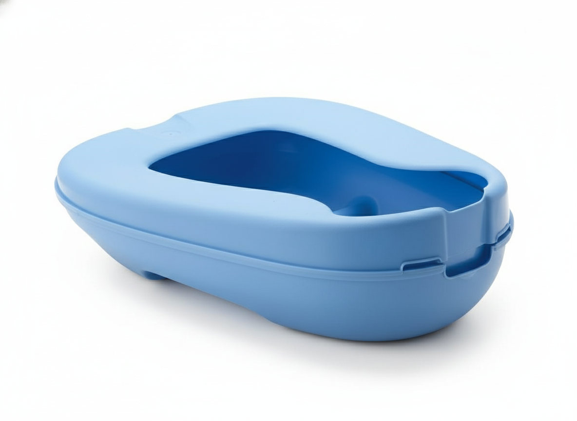 Rear angle showing stackable design