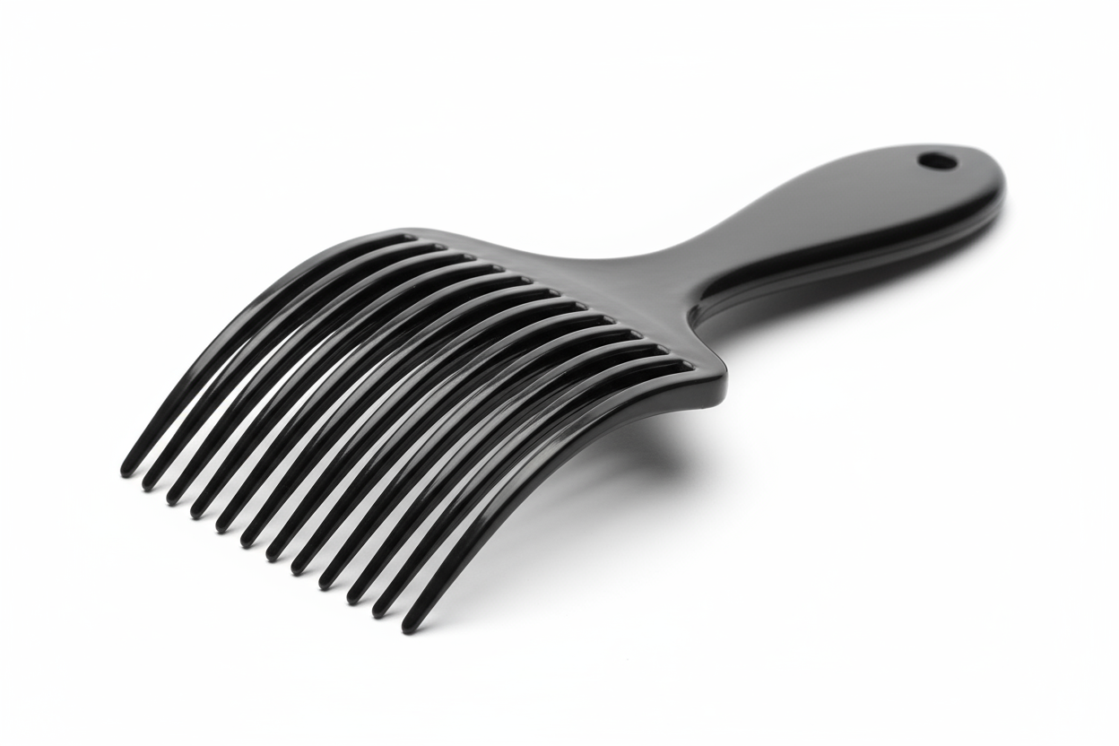 Hair Pick Comb Side View
