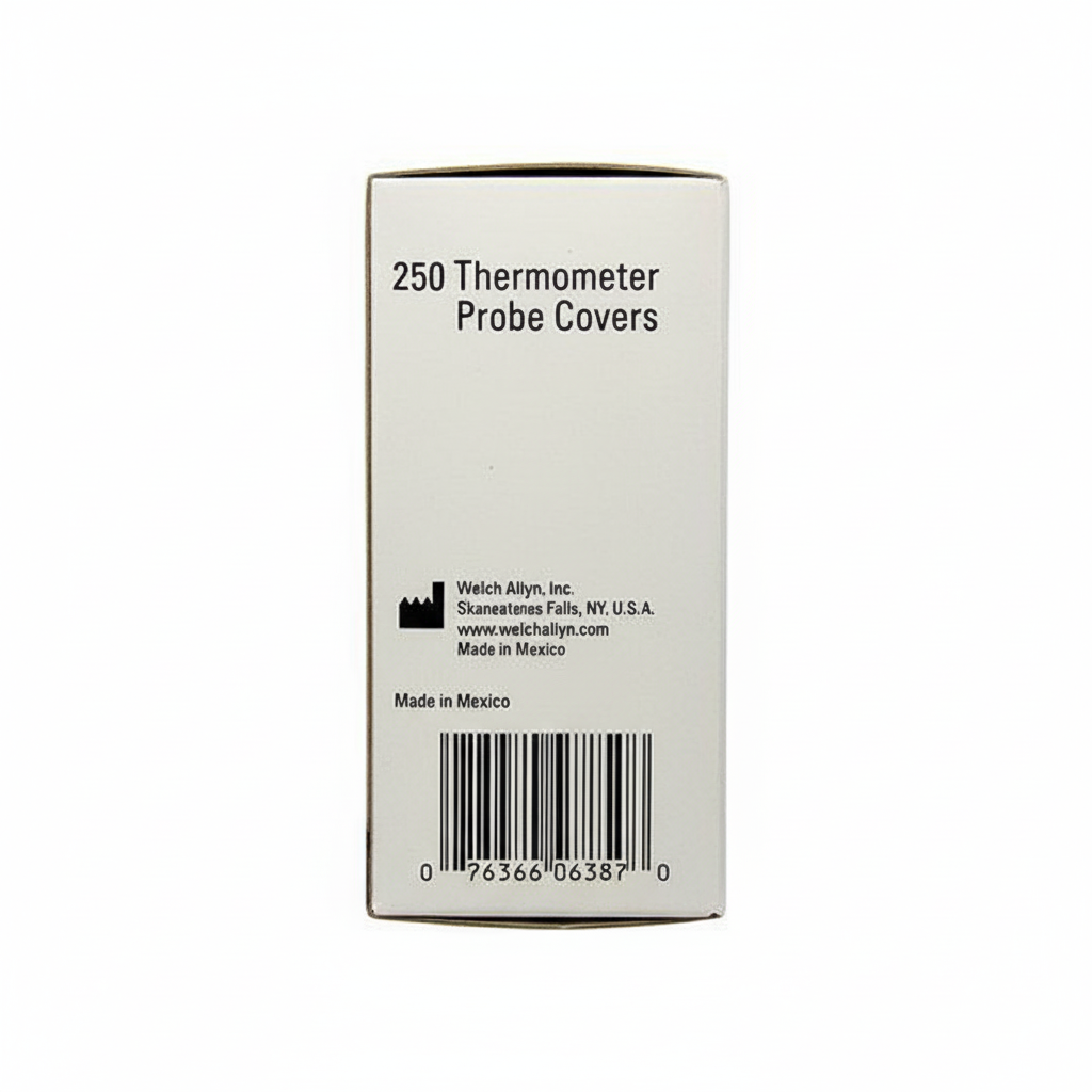 Thermometer Probe Covers - Back View