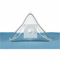 Fluid collection pouch with port