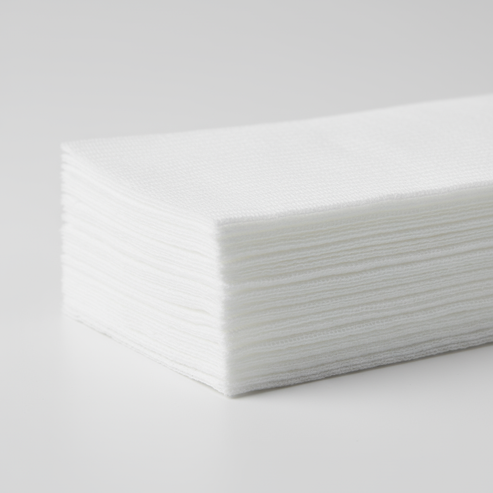 Gauze Sponges - Side Profile View