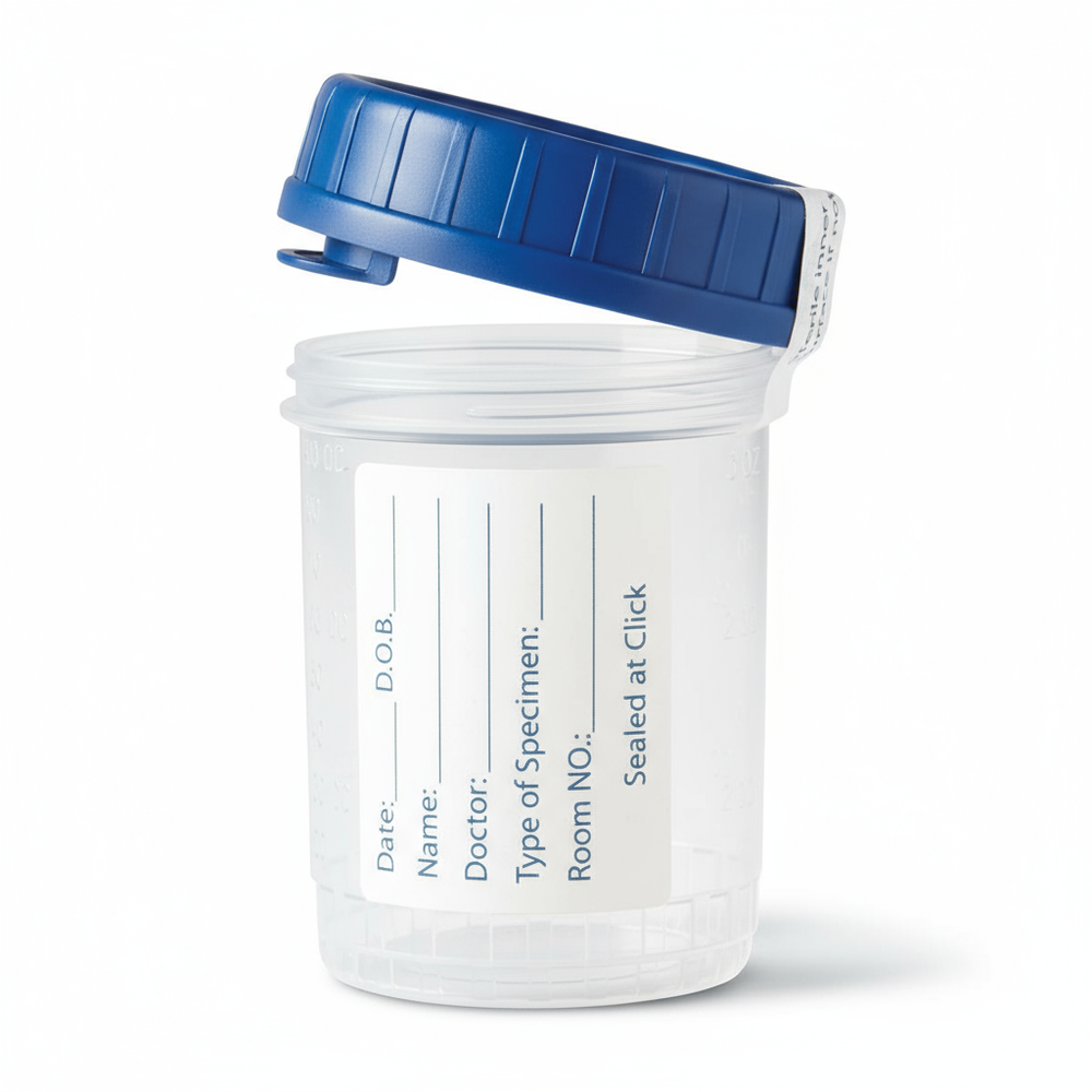 Three-Quarter View - Open Lid