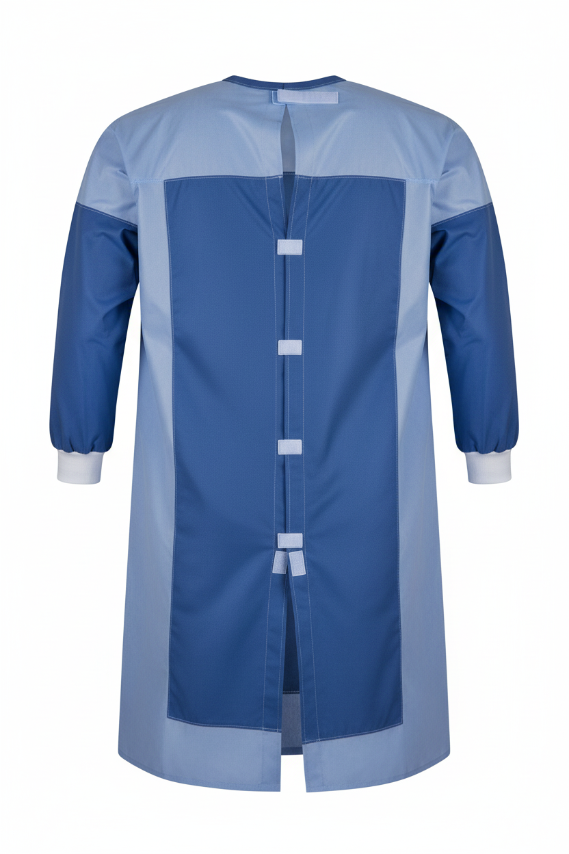 Back view showing hook and loop closure