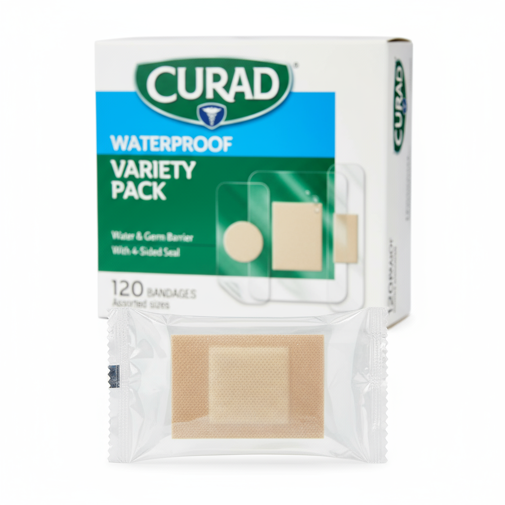 Close-up of 4-sided seal technology