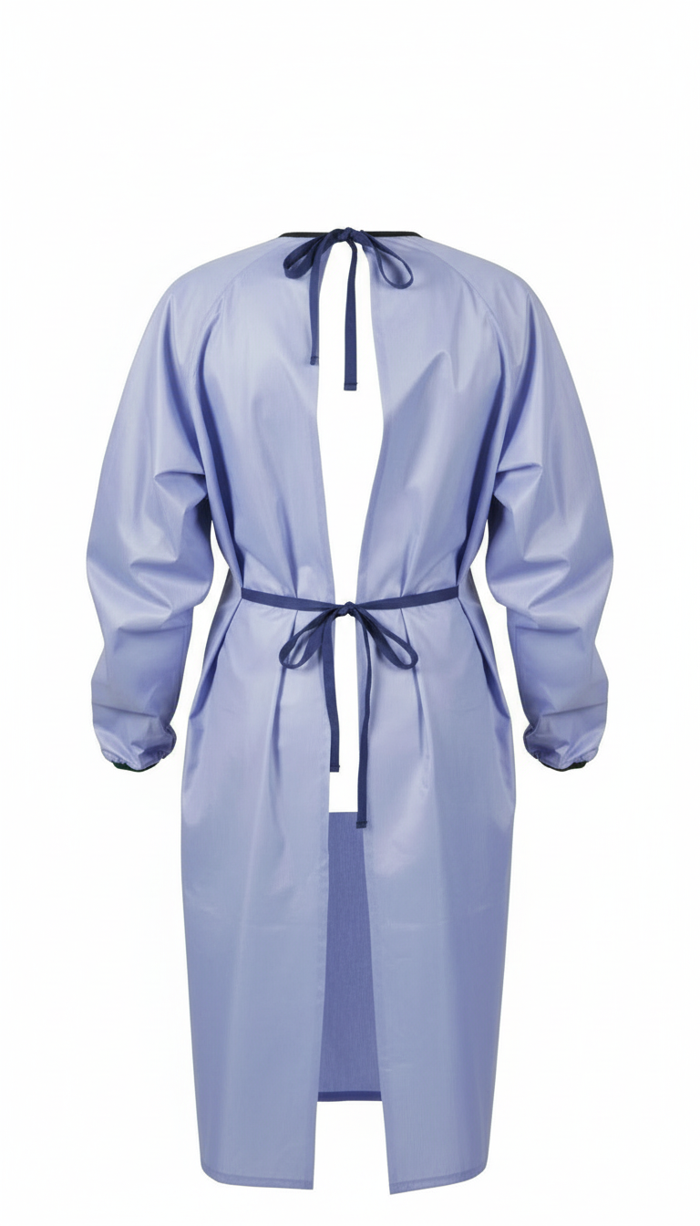 Blockade Backless Cover Gowns - Fluid-Resistant Medical Protection with Static Control