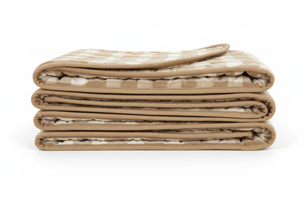 Folded stack showing thickness