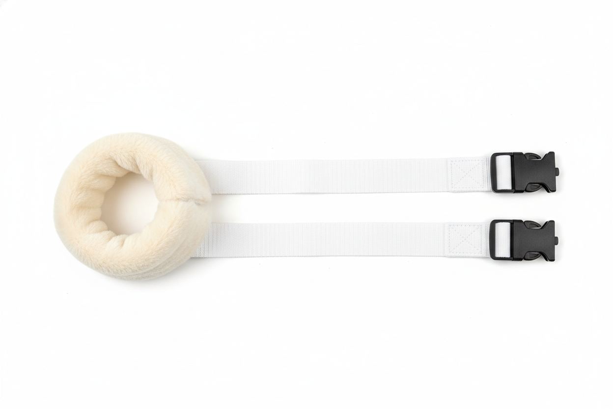 Top-down view of limb holder