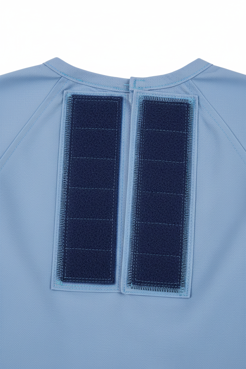 Hook and loop closure detail