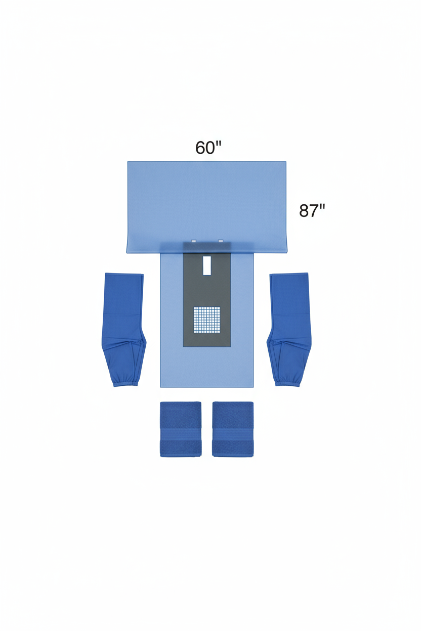 Complete package contents layout