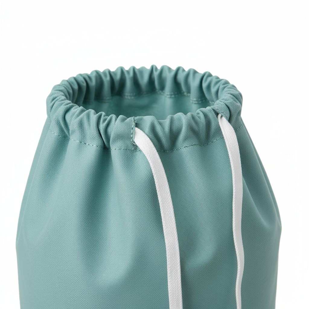 Drawstring detail close-up