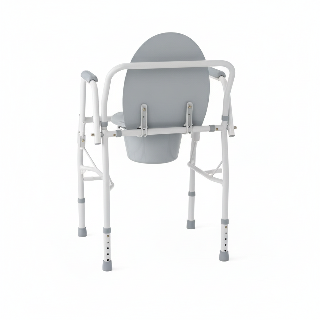 Back view showing frame structure