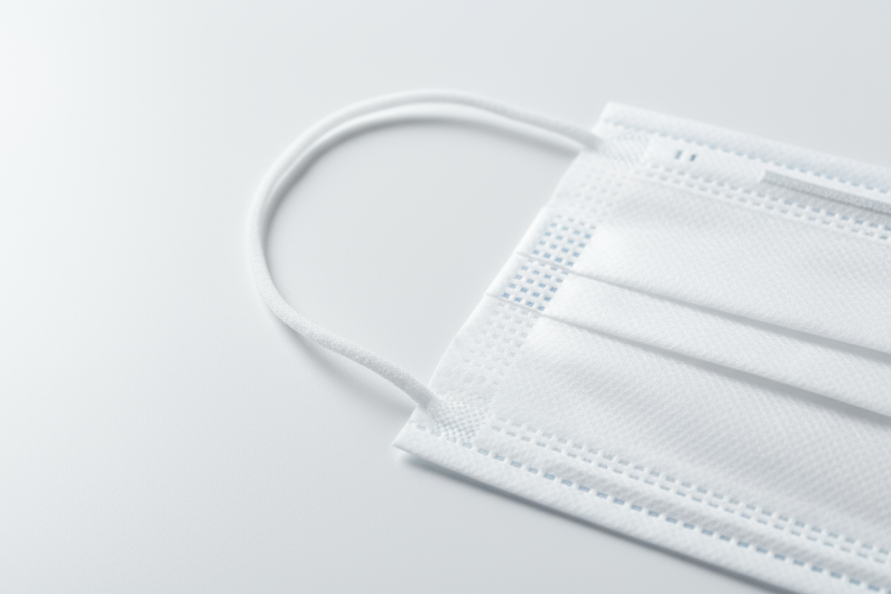 Face Mask Detail Close-up