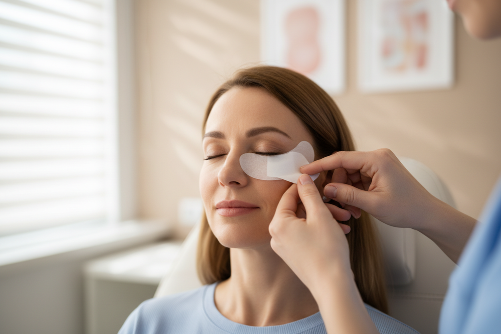 Eye Patch Application Demonstration