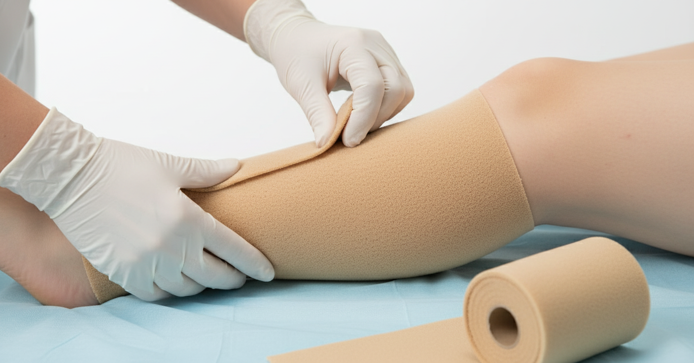 Compression Bandage Application